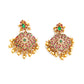 Gold-plated long Multi-layer Necklace set with pendant