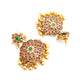 Gold-plated long Multi-layer Necklace set with pendant