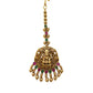 Dark antique gold temple jewellery maang tikka