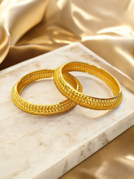 Gold-plated bangles for women online