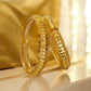 Set of 2 gold replica bangles for women bangles