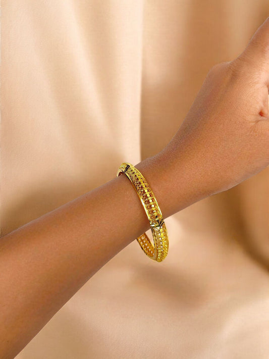 Set of 2 gold replica bangles for women bangles
