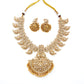 white stone mango necklace set