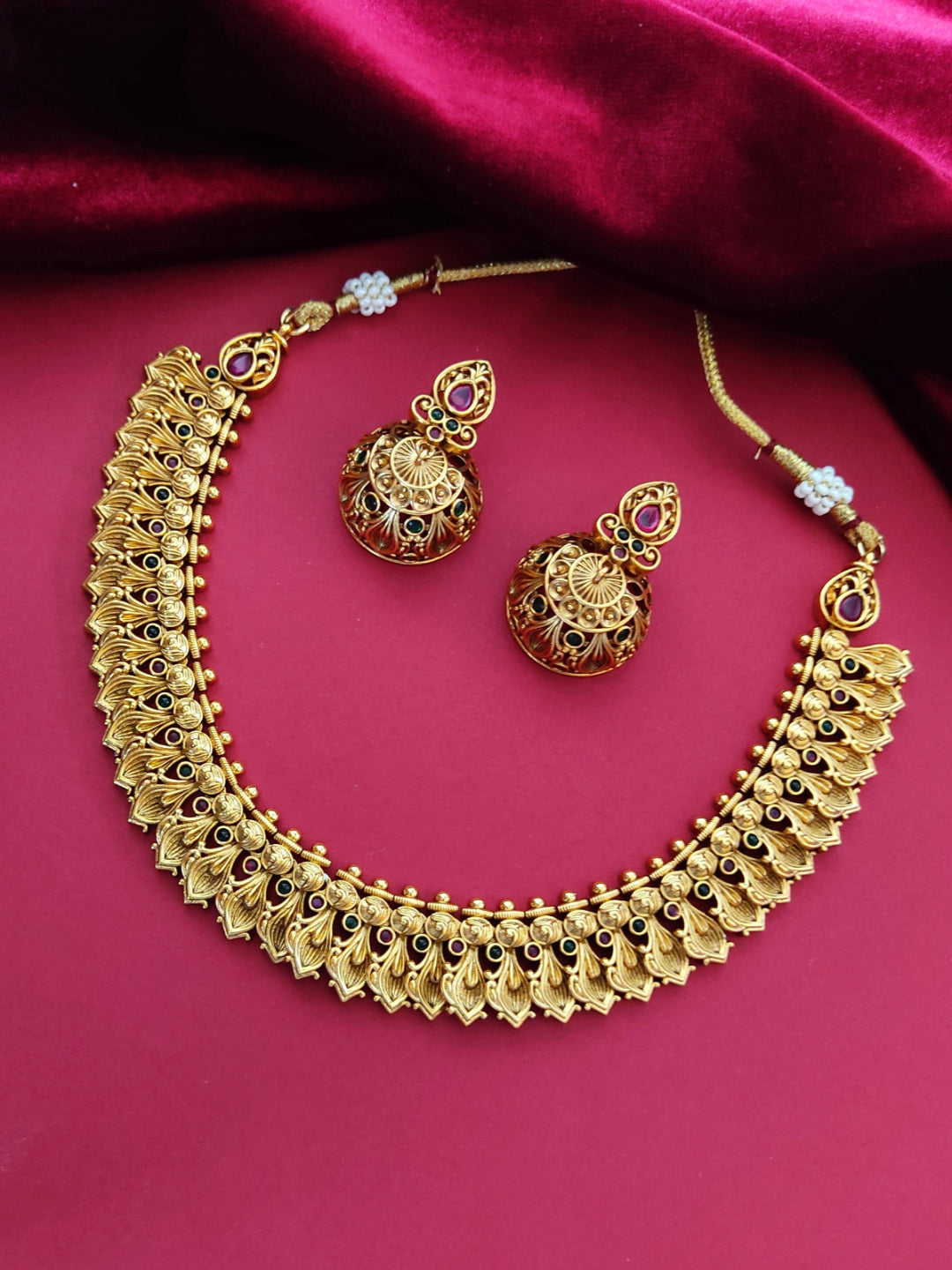 Gold-plated Necklace Set - PA091N22