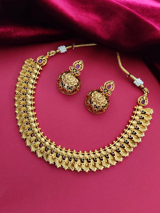 Gold-plated Necklace Set - PA091N22