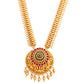 Long Antique Necklace set with earrings