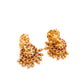 Goddess Lakshmi pendant antique gold-plated necklace set with earrings for women