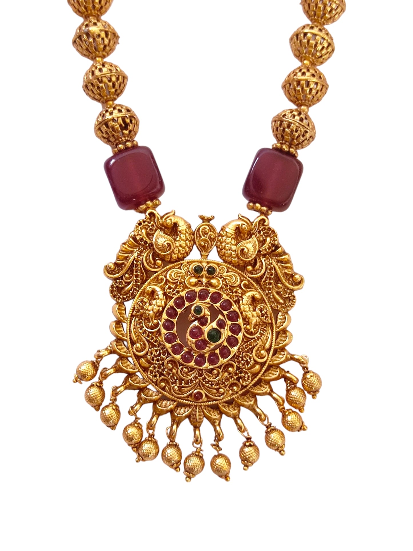 temple jewellery necklace set for women