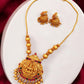 Antique gold plated pendant necklace set for women online