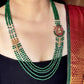 Maroon Beads Necklace