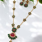 Green Stone Necklace Set