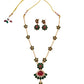 Green Stone Necklace Set