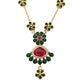 Green Stone Necklace Set