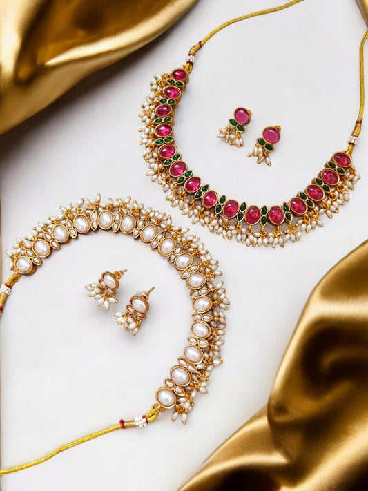 Reversible Necklace Set - PA177N24
