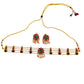 Red Green Traditional Choker Set for Women Online