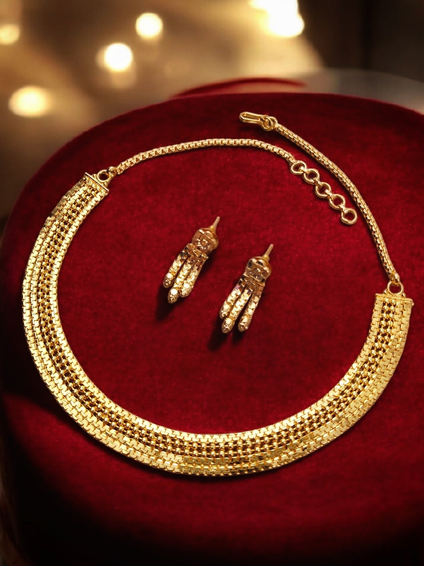 Gold-plated Necklace Set