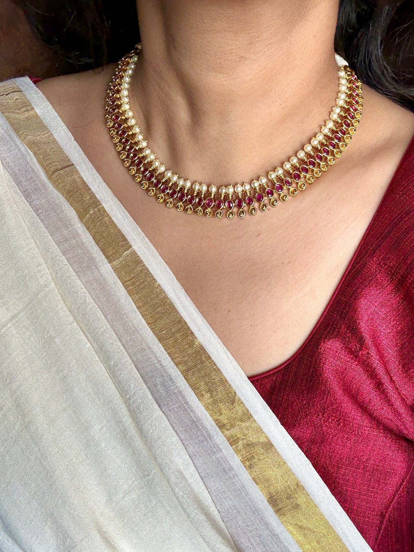 Red Necklace - PA207N25