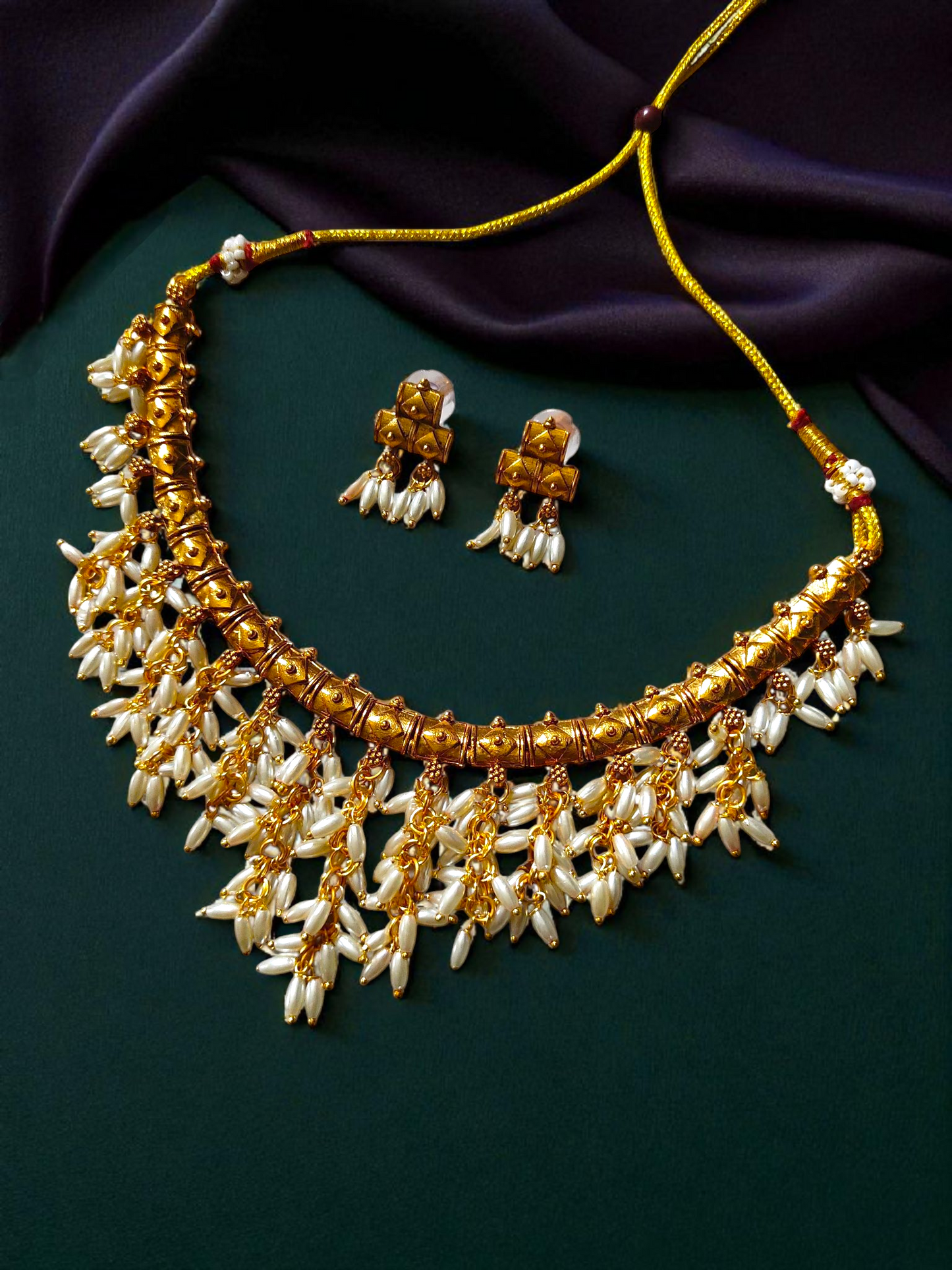 Pearl Necklace Set - PA209N25