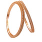 rose gold american diamond bangles for women