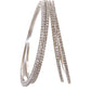 Silver American Diamond Zircon Bangles for women