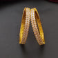 Gold plated american Diamond zircon bangles for women