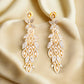 Women artificial diamond earrings