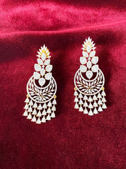 Statement Chandbali Diamond earrings for women