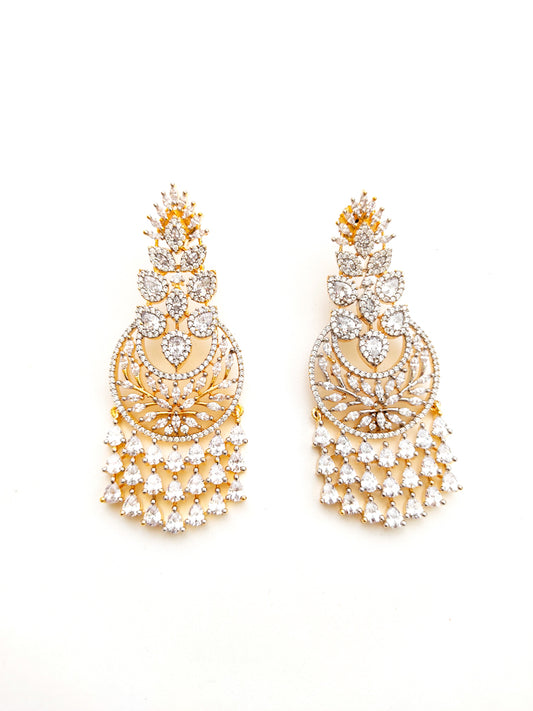 Statement Chandbali Diamond earrings for women