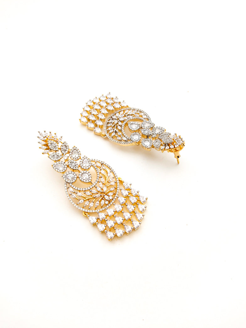 Statement Chandbali Diamond earrings for women