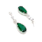 Deepika Padukone's Oscar Awards Inspired Emerald Green Stone Studded Diamond Necklace Set
