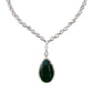 deepika padukone oscar necklace. Diamond necklace with green stone