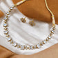 White Stone Zircon necklace set for women online