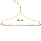White Stone Zircon necklace set for women online