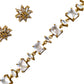 White Stone Zircon necklace set for women online