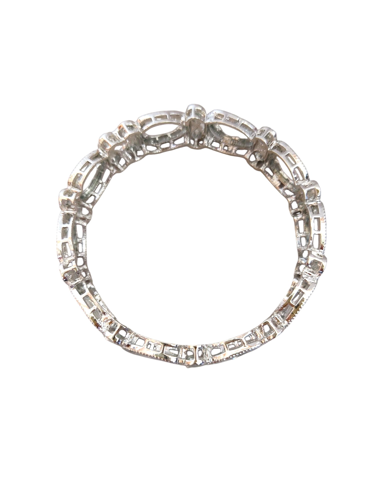 silver plated kundan bangles for women