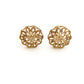 Kundan studs earrings in Victorian polish