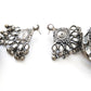 oxidised jhumka earrings with mirror work
