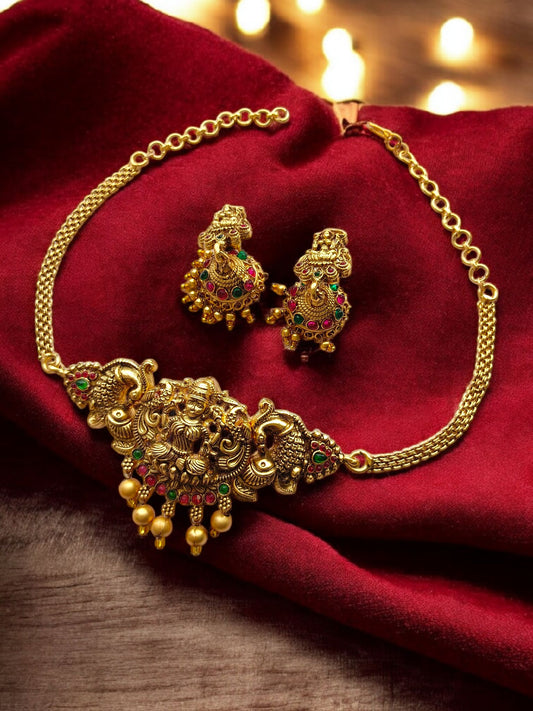 small chic antique choker set for women