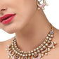 Pink meenakari kundan jewellery set online for women