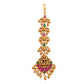 Temple Jewellery Maangtikka with Goddess Lakshmi