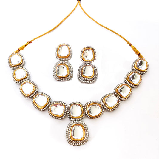 kundan necklace set under 2000