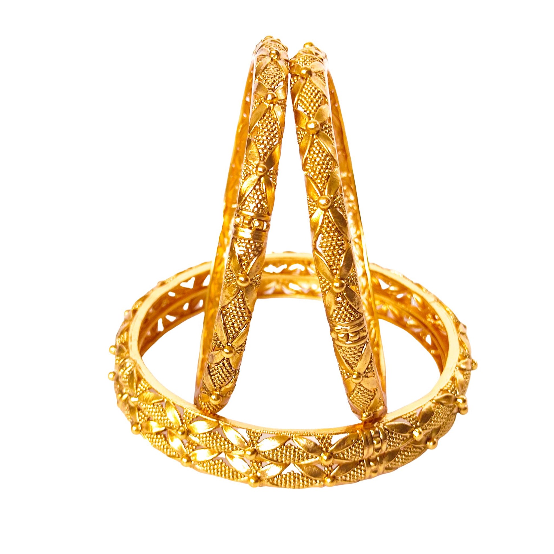 Buy Gold Plated Bangles Online in India