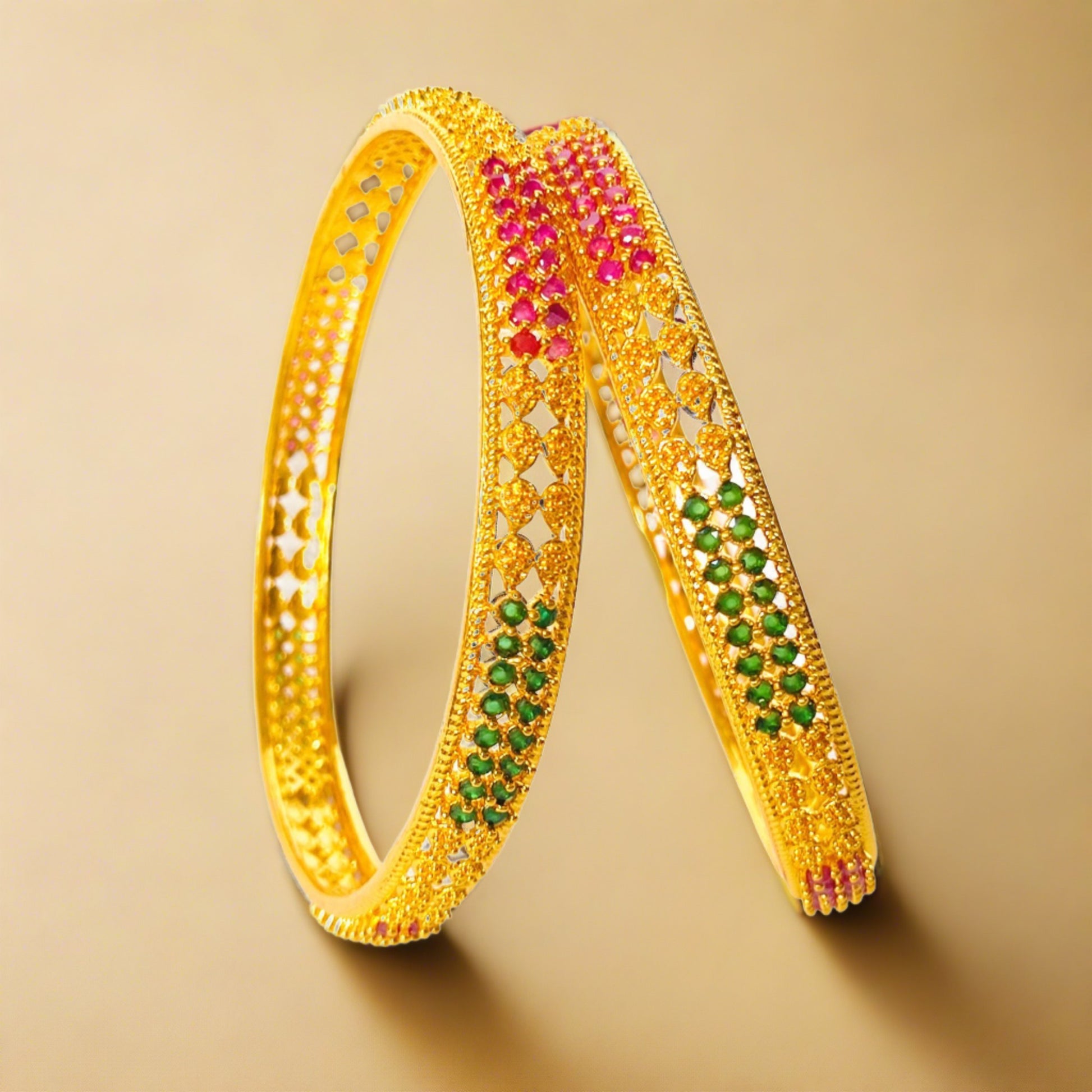 Buy gold plated bangles online in USA