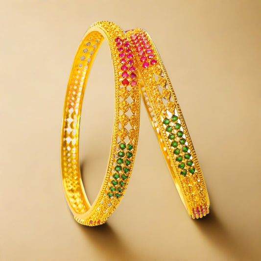 Buy gold plated bangles online in USA