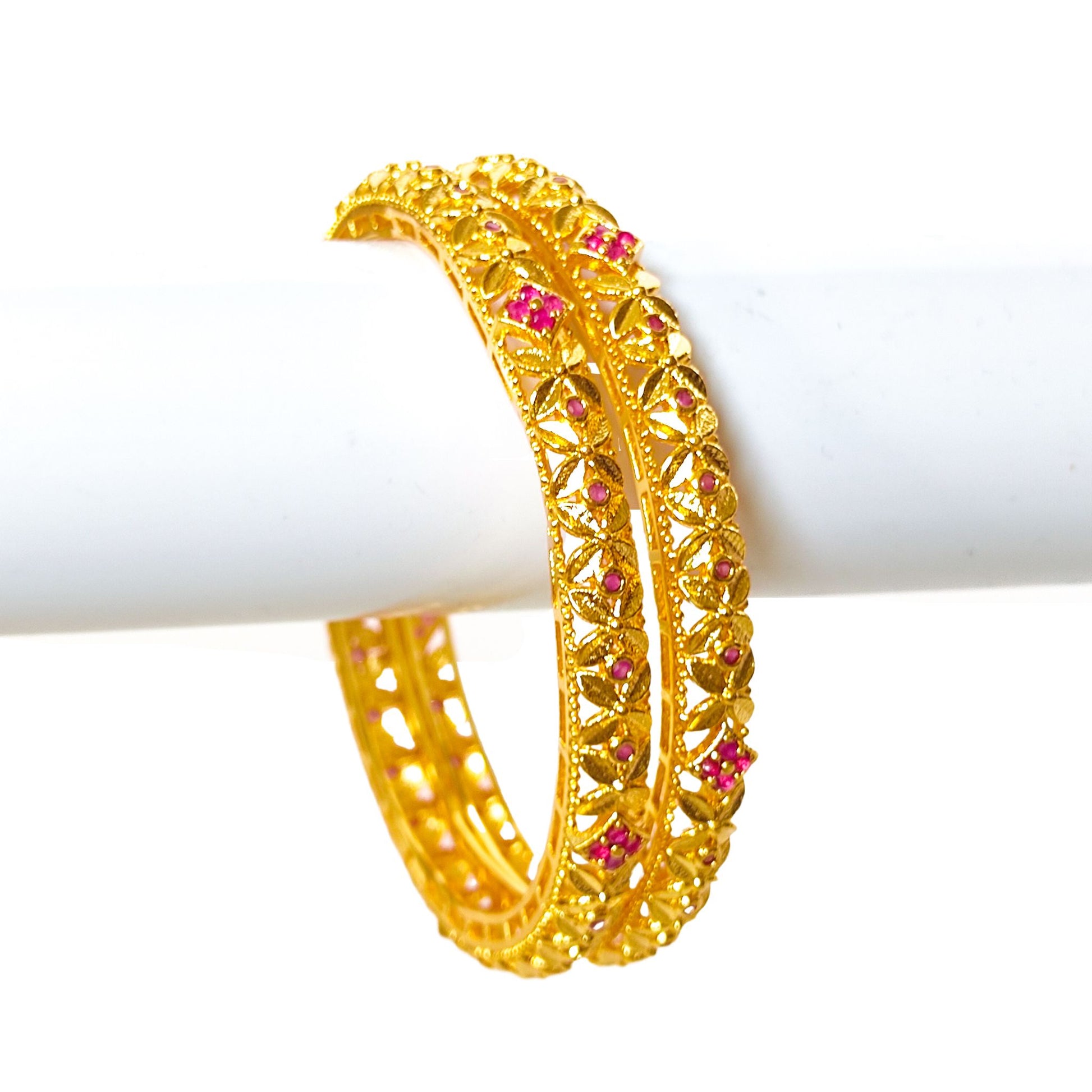Buy Gold Plated Bangles Online in India