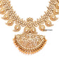 white kundan long mango necklace 