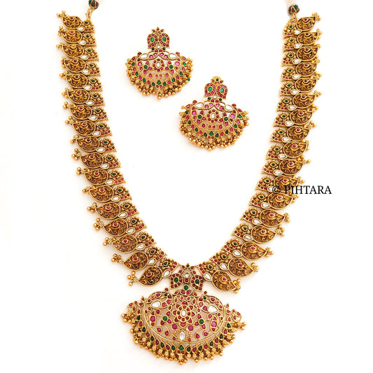 mango necklace designs in gold