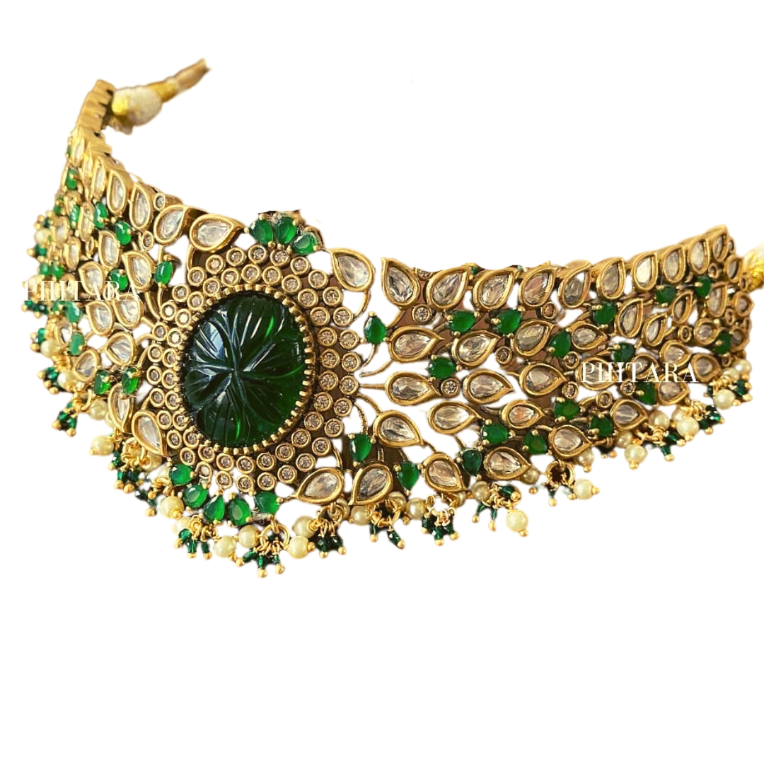 Buy Victorian Polki Choker Necklace Online