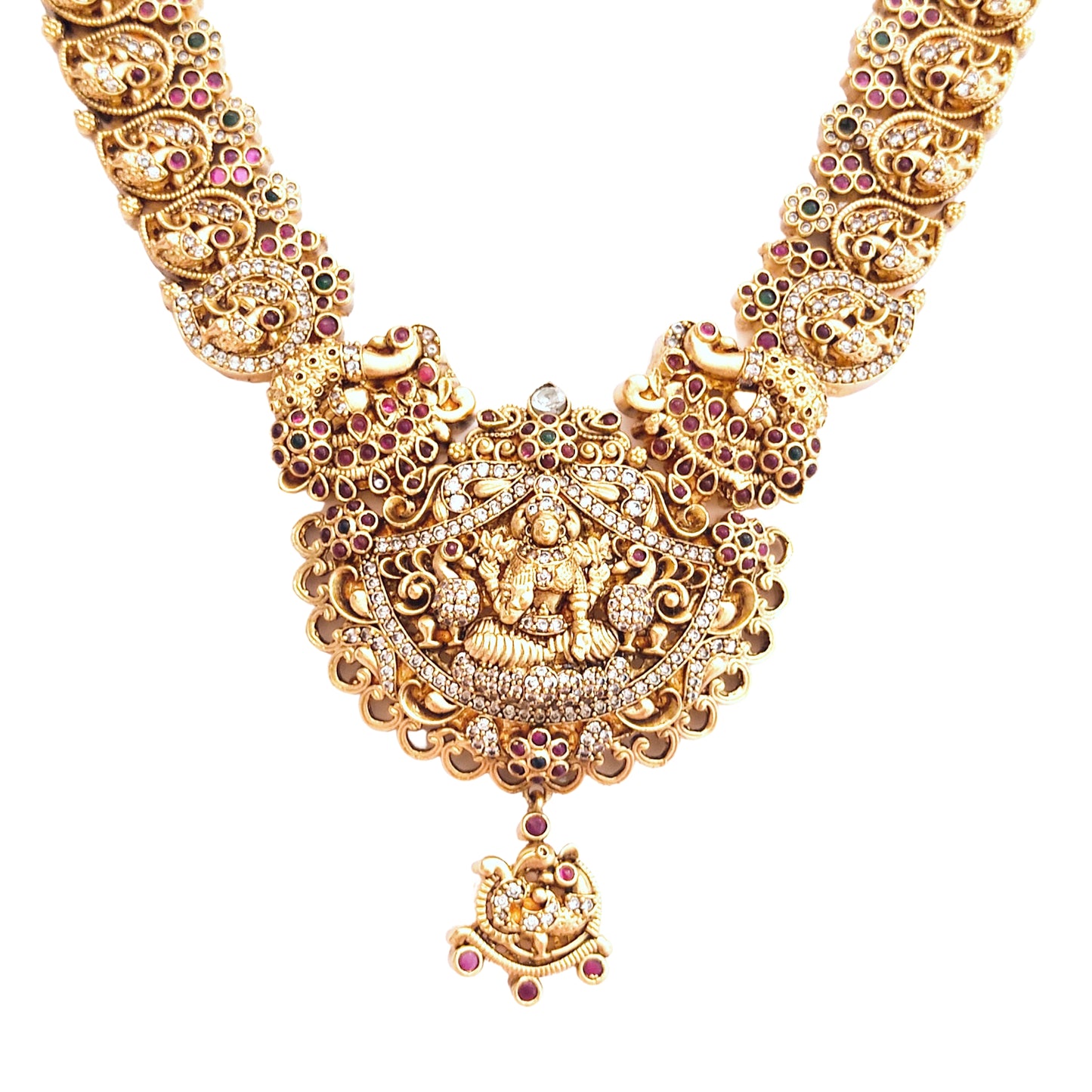 buy GOLD BLACK ANTIQUE NECKLACE online