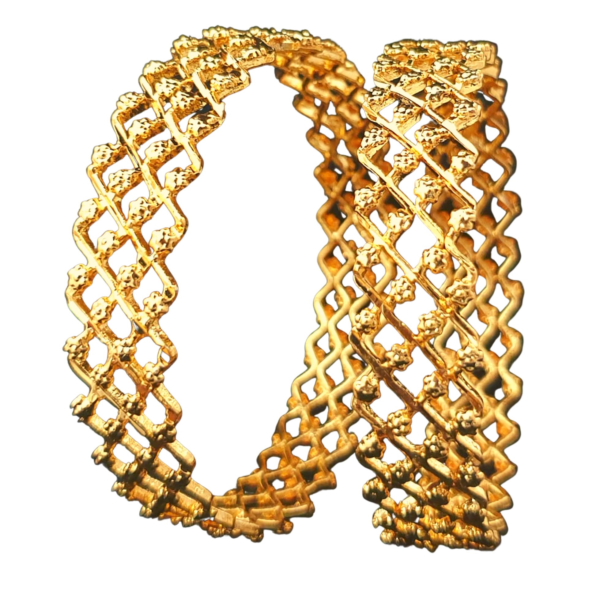 Buy Gold Plated Bangles Online in India